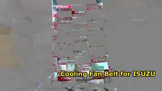 5-87610061-0 8-94479101-0 5876100610 8944791010 Dây đai quạt làm mát cho ISUZU 4JA1 TFR TFS D-MAX