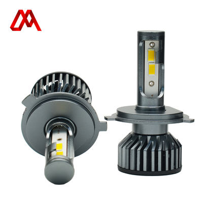 F2 75W 7500 Lumens 3000K Yellow 9004 9007 H4 H13 LED Headlights Bulbs