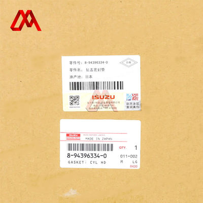 8-94396334-0 8943963340 Cylinder Head Gasket for ISUZU FVR32 6HE1 