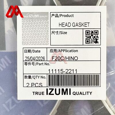 Truck Engine Cylinder Head Gasket 11115-2211 Replacement Gasket Fit Hino F20C Motor