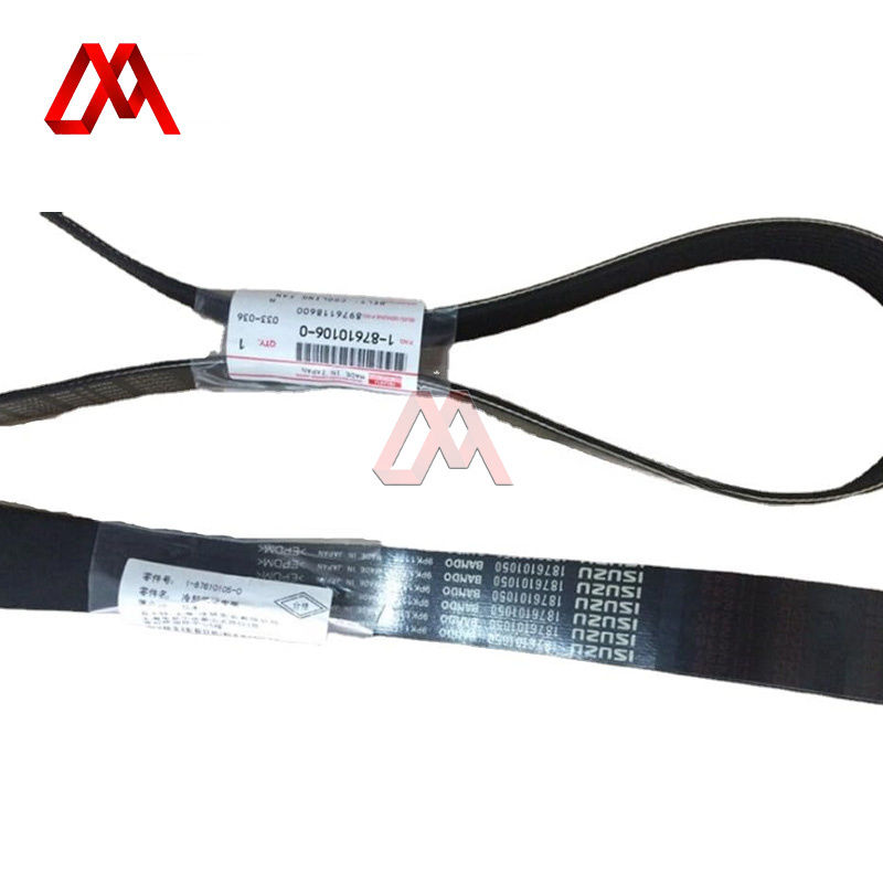 Genuine Cooling Fan Belt for ISUZU BVP Trucks OEM 1-87610106-0 8-97611860-0 1876101060 8976118600